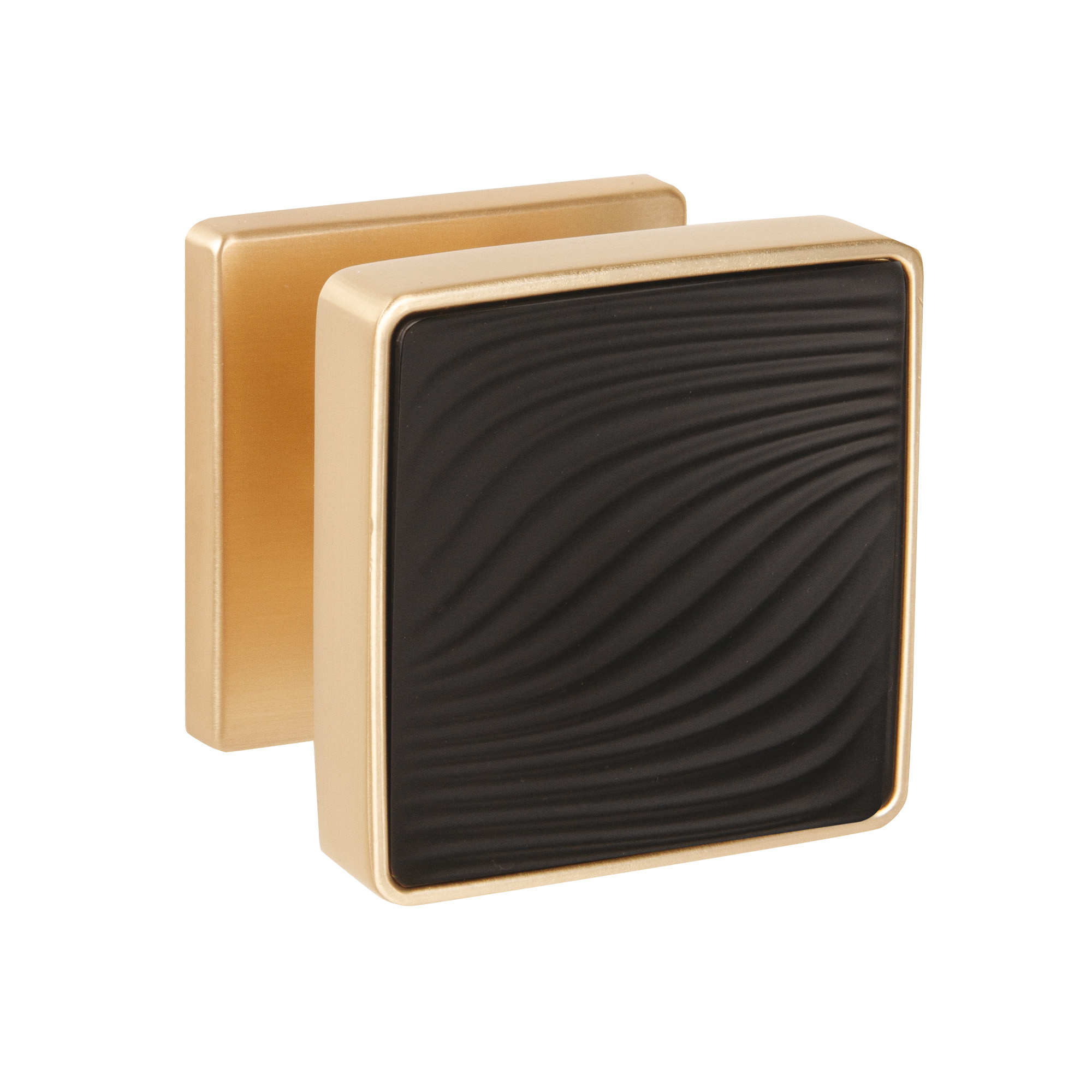 Ручка раздельная K.EST.Q52.GIPNOZ SSG/BL-39 сатинированное золото/черный