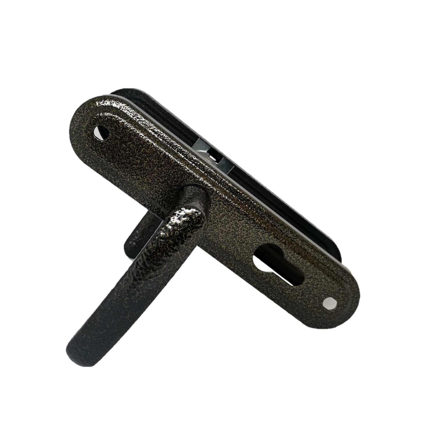 Ручка дверная на планке РФ1-55.08 (бронза)