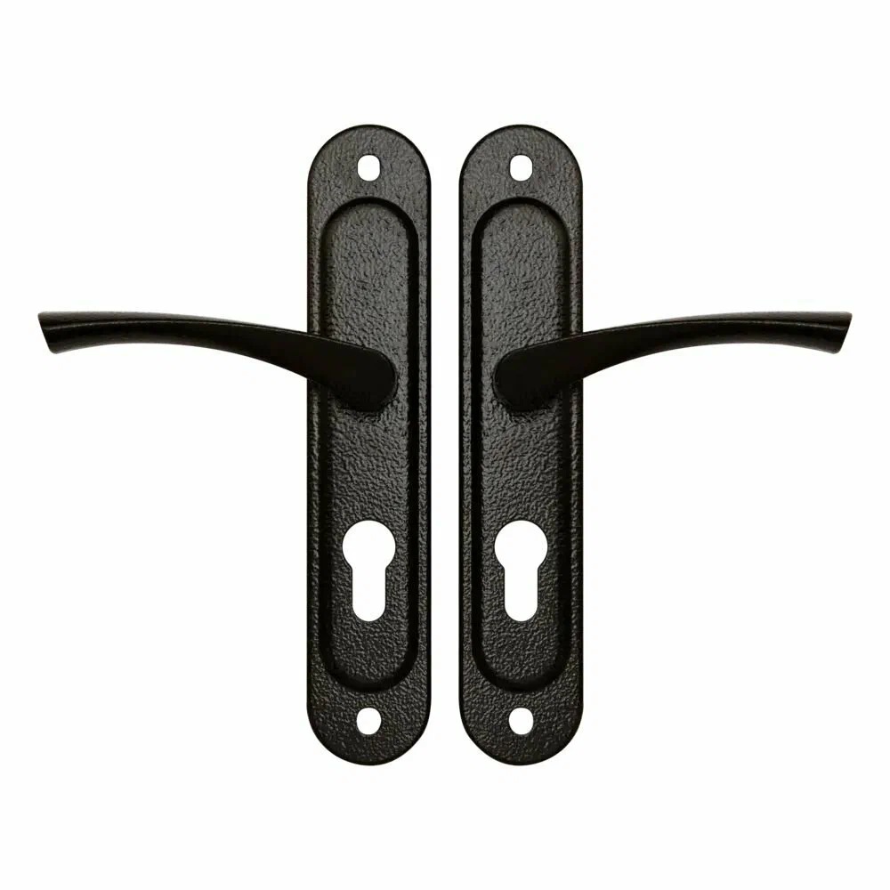 Ручка дверная на планке РФ1-55.17 (черный)