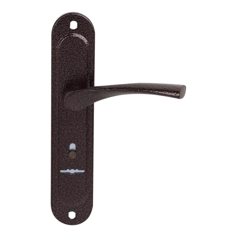 Ручка дверная на планке РФ2-77.01 (для замков 10.11,30.11), медь